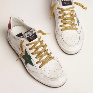 Ball Star sneakers with green star and red heel tab